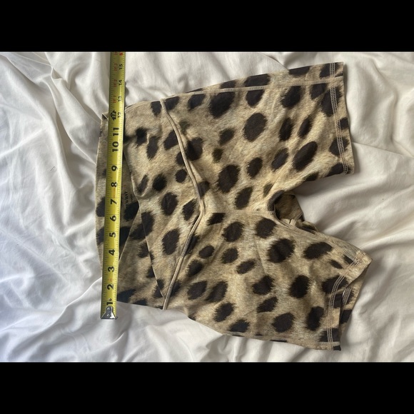 We wore what leopard biker shorts - Picture 2 of 4